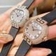 AAA Replica Cartier Tortue Women's Quartz Watch - Diamond Paved Case Black Fabric Strap (3)_th.jpg